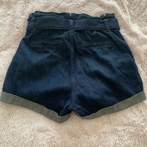 Express shortie high rise size 2 denim shorts